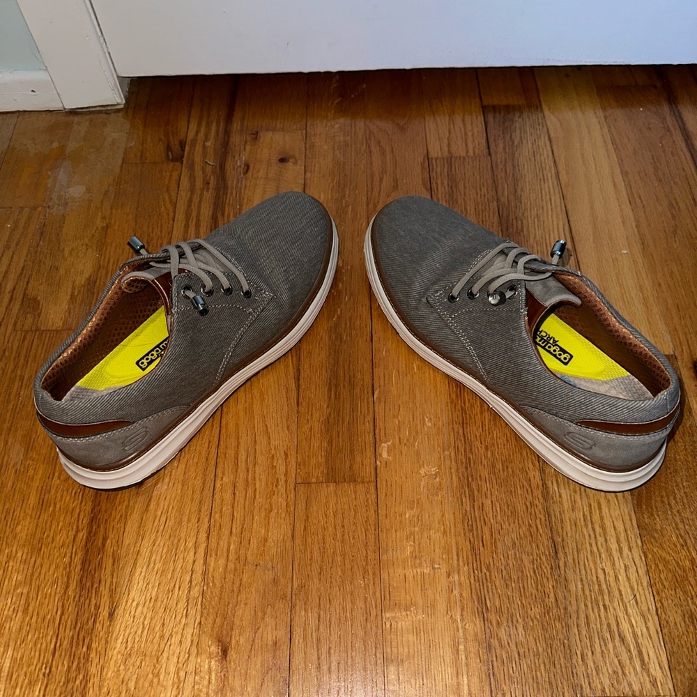 Skechers Men's Ederson Classic Fit Air-Cooled Memory Foam Moreno Shoe Size 7.5 - Picture 13 of 14